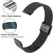 ViCRiOR Black Stainless Steel Mesh Band for Amazfit GTS/Bip - Quick Release Replacement Bracelet - Buy Online on SooperMarket.com