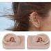 Silicone Ear Model Left and Right Soft Flexible Model Fake Ear Piercing Practice Human Ear Model Silicone Ear for Jewelry Display Acupuncture Teaching (#3) - Buy Online on SooperMarket.com