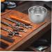 NOLITOY Stainless Steel Shaving Cream Foaming Bowl | Men's Double-Wall Shaving Mug & Accessories for Smooth Shave - Buy Online on SooperMarket.com