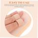4pcs Hallux Valgus Correction Pads - High Heel Foot Protectors for Bunions - Toe Separator and Pain Relief Device - Brown - Buy Online on SooperMarket.com
