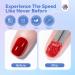 SAVILAND Gel Nail Polish Remover Kit - Quick & Easy 2-Minute Soak-off with Castor Oil & Vitamin E - Complete 9 PCS Set for Home Salon Use - Buy Online on SooperMarket.com