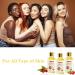 3 Pack Face Oil Gua Sha Set - Organic Rosehip Seed Oil Vitamin E & C - Facial Massage Oil & Gua Sha Tool - Buy Online on SooperMarket.com