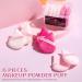 Shop BS-MALL Triangle Powder Puff - Soft Makeup Sponge Set for Loose Powder Body Powder & Foundation - Pack of 7 (A-Pink - Buy Online on SooperMarket.com