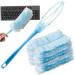 8PCS Duster Refill Microfibre Dusters Refills Electrostatic Adsorption Dusting Tools with 1 Handle Duster Disposable Replacement Dusters for Cleaning Home Office Furniture. - Buy Online on SooperMarket.com
