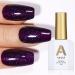 AILLSA Glitter Gel Nail Polish 15 ML Reflective Purple Gel Polish Color Sparkly Gel Nail Varnish Gel Soak Off UV/LED Nail Lamp Manicure Salon & Home Use Gift for Her H-Galaxy purple