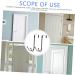 PLAFOPE 4 Pcs Hangers Black Coat Rack Towel Hook Hats Robes Mounted Clothing Rack Hanger Hook Door Hook Iron - Buy Online on SooperMarket.com