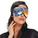 Haskirky Light Blocking Eye Mask - Adjustable Breathable Travel Mask for Deep Sleep - Men & Women - Office Yoga Meditation Mask - Watercolor Bird Design - Buy Online on SooperMarket.com