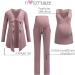 Herzmutter Maternity Homewear Set - Three Piece Nursing Pyjamas - Pregnancy Wellness Set - XXL Pink - Buy Online on SooperMarket.com