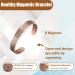 EnerCoppeX Copper Magnetic Bracelet for Women - Detox Jewelry with 3500 Gauss Magnet (CPB-2052) - Buy Online on SooperMarket.com