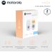 Motorola Nursery AM24 Audio Baby Monitor with Room Temperature Display, High Sensitivity Microphone, Two-Way Talk - White | Single MBP24 - Buy Online on SooperMarket.com