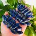 1PC Natural Blue Lapis Lazuli Quartz Stone Carvings Bat Crystal Animal Sculpture for Reiki Natural Luster
