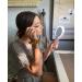 FASCINATE Handheld Mirror 10x Magnifying Makeup Mirror with Handle | Two Sided, Portable & Rechargeable | 10X/1X Magnification | Swivel Handle - Ideal for Women - Buy Online on SooperMarket.com
