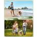 Premium Dog Jogging Lines & Heelay Belt - Reflective Leash for Large & Small Dogs - Comfortable Dual Handle Design in Army Green - Buy Online on SooperMarket.com