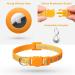 Lafayi 2 Pack Airtag Cat Collar with Bell | Reflective GPS Tracker Case | Personalized Safety Clasp Collars for Cats - Orange - Buy Online on SooperMarket.com