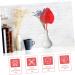 Alipis Simulated Cattail Fan Wedding Layout Palm Leaf Dried Palm Spears Home D cor Vase Art Ornament Faux Plant Italian Ruscus Woven Hand Held Fan Decor Fans Palm Leaves Hamster Monstera Red 50x28cm - Buy Online on SooperMarket.com