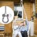 SELEWARE 304 Stainless Steel Swing Hangers Set - Heavy Duty 1800LB Capacity for Playground, Yoga Hammock, Porch Swing Sets - 4-3/4 Inch, 2pcs - Buy Online on SooperMarket.com