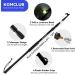 KOMCLUB Telescoping Boat Hooks - 3 Stage Aluminum Push Pole - Lightweight & Floating - Non-Slip Rubber Handle - Durable Boating Accessories - Multi-Color Rust-Resistant Boat Gaff - 12FT - Buy Online on SooperMarket.com