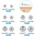 UNICRAFTALE 100pc Stainless Steel Memory Wire End Caps for Jewelry Making - 3/4/5/6/8mm Round Beads - Buy Online on SooperMarket.com