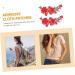KALLORY 6 Pcs Embroidery Appliqu Flower Decals Embroidery Paste Diy Craft Supply Folk- 3d - Buy Online on SooperMarket.com