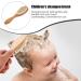 Kisangel Comb Cap Massaging Toddler Hair Brush - Natural Bristles, Wooden Massager for Kids - Perfect Gift for Baby Registry - Buy Online on SooperMarket.com