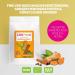 Leepur Bio Turmeric Shot 500g - 100% Organic Curcuma & Ginger Drink Mix | High Curcumin 2200mg/100g | Natural Turmeric Supplement - Buy Online on SooperMarket.com