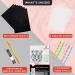 Raimarket 112 Pcs Black Carbon Paper for Tracing On Fabric, Wood, and Sewing - Includes 5 Tracing Paper for Sewing Patterns, Pencil, Lead Box, Stylus - A4 Size Graphite Transfer Paper - Buy Online on SooperMarket.com