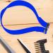 Adjustable Neck Hair Guide - Hair Trimming Guide Tool for Cutting Portable Silicone Haircut Bands Hairline Shaping Tool for DIY Home Haircuts Blue - Buy Online on SooperMarket.com