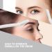 Teksome Facial Razor for Women - 8 Ergonomic Eyebrow Razors with Protective Cover | Eyebrow Formers & Dermaplaning Tool for Men & Women - International Shipping Available - Buy Online on SooperMarket.com