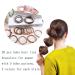 Elastic Hair Tie for Women - 20 Boho Hair Straps & Ponytail Holders for All Hair Types - Thin Curly Long Hair - Buy Online on SooperMarket.com