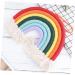 ABOOFAN 1pc Rainbow Rope Pendants Rainbow Tapestry Wall Hangings Office Decore Bohemia Cotton Rope Color 1 28X27CM - Buy Online on SooperMarket.com