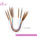 KnitPal 12-inch Short Circular Knitting Needles Set - 11 Sizes for Babies, Sleeves, Socks - Free Patterns eBook - US 0-10 (2-6mm) - Buy Online on SooperMarket.com