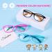 Children Optical Glasses Frame tr90 Flexible Bendable One-piece Safe Eyeglasses Girls Boy Black/ Clear Blue - Buy Online on SooperMarket.com