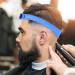 Adjustable Neck Hair Guide - Hair Trimming Guide Tool for Cutting Portable Silicone Haircut Bands Hairline Shaping Tool for DIY Home Haircuts Blue - Buy Online on SooperMarket.com