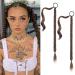 REECHO DIY Braid Ponytail Extension 2 Pack Long Straight Wrap Around Ponytail Hair Extensions Natural Soft Synthetic Hairpieces for Women - Ginger Brown 140g 26Inch-140g(Pack of 2) Ginger Brown