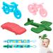 Jilociz Silicone Teething Toys for Infant Toddlers Teething Toys for Babies 6-12 Months Chew Toys for Boys and Girls Teether Early Educational Sensory Toy Relief Soothe Babies Gums Set Gift  BPA Free Traffic tool set