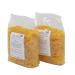epilwax SAS Wax beads tweezers pelable honey 3 bags of 1 kg warm wax reusable.