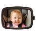 Munchkin swiveling baby rear seat mirror XL wide-angle car mirror for babies and toddlers with a direction of view to the rear 100 % frost-proof and shockproof indispensable baby car accessories baby in-sight adjustable
