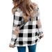 Long Shirt Outerwear Top Thin Warm Knitted Coat Women's Blouse V-Neck Shirt Tunic Long Women's Tunic Women's Shirt Casual Checked Shirt Women's Winter Chunky Knit Jacket I-black XL - Buy Online on SooperMarket.com