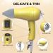 Portable Travel Hair Dryer  Mini Blow Dryer 1200W with Folding Handle & 125/250V Dual Voltage  with Concentrator & Diffuser Attachment - Buy Online on SooperMarket.com
