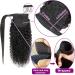 Ponytail Hair Extension Kinky Curly Ponytail Extension 10-24Inch Brazilian Human Hair Wrap Around Ponytail Hairpieces Clip In Afro Curly Remy Hair Extension for Black Women Ponytail Hairpiece (Size : 20inches 100g - Buy Online on SooperMarket.com