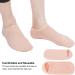 Moisturizing Gel Socks for Women | 2-Pack Spa Socks to Repair Dry Cracked Heels | Reusable Lotion Socks | At-Home Foot Care (Orange) - Buy Online on SooperMarket.com