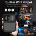1080P WiFi Body Worn Camera with Audio and Video Recording, Night Vision, Waterproof - Mini Body Cam for Law Enforcement/Security Guard - 64G Card Included - Buy Online on SooperMarket.com