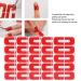 Latex Nail Polish Barrier Plastic 50pcs Protector Hot Stamping for Anti overflow Home Use Salons