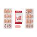 KISS imPRESS No Glue Mani Press-On Nails - As It Was Design Medium Almond Shape Neutral/Green - 30 Nails & Accessories Included Perfect for International Shipping - Buy Online on SooperMarket.com