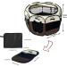 Pet Portable Foldable Playpen  Exercise 8-Panel Kennel Mesh Shade Cover Indoor/Outdoor - Buy Online on SooperMarket.com
