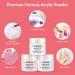 Lavender Violets Acrylic Nail Kit 12 Colors with Monomer Liquid Set - Hot Pink Halloween Red Vampire Nail Extension Powder - Professional Acrylic Tool Kit N963B - Buy Online on SooperMarket.com