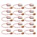 15 Pack ER17/33 2/3A 3.6V Battery for 3G2A9-BAT08 C500-BAT08 PLC Battery 1600mAh with Brown Plug