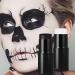 2Pcs White Black Face Body Paint Stick - Halloween Cosplay/Sports Makeup - Waterproof & Hypoallergenic - Buy Online on SooperMarket.com