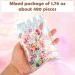 WLLHYF 480 Pcs 3D Nail Charms Assorted Colorful Multi Shapes Pearl Charms Heart Flower Bow Star Mixed Applique Cute Hollow Beads Manicure Decoration for Nail Art DIY Crafts Jewelry Accessories - Buy Online on SooperMarket.com
