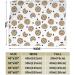 Yyhhaofa Cookies Food Chocolate Chip Biscuits 40"x30" Ultra Soft Micro Fleece Blanket - Anti-Wrinkle Hypoallergenic and Long Lasting Black 40"x30" - Buy Online on SooperMarket.com